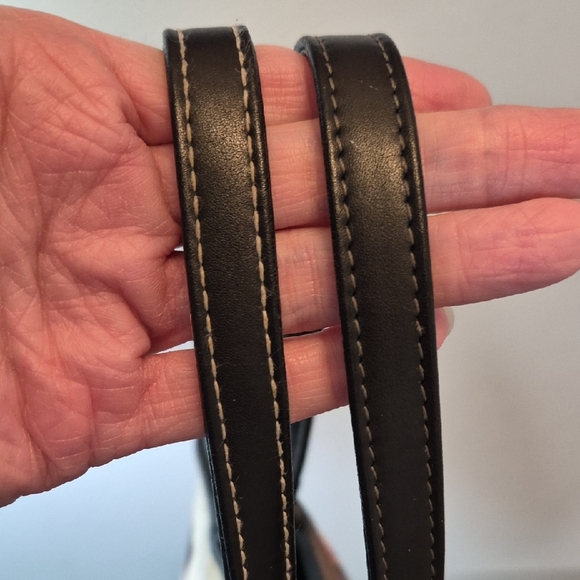 Beatles Band Print Black Zippered Tote Bag - Picture 7 of 13